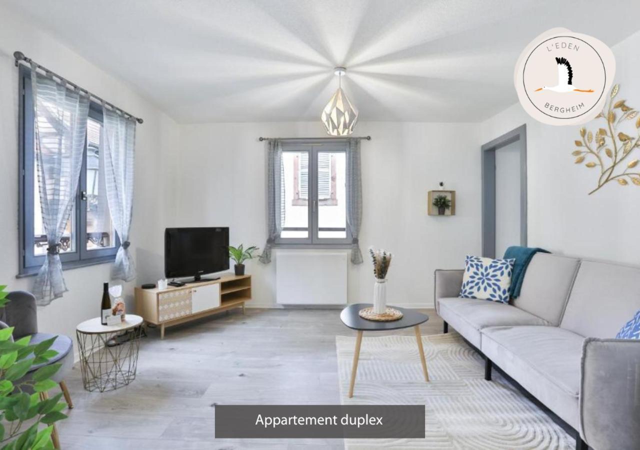 Appartements Duplex 3 Et 4 Personnes - Climatisation - Village Elu Parmi Les "Plus Beaux Villages De France" - Route Des Vins - Centre Alsace Bergheim Exteriör bild