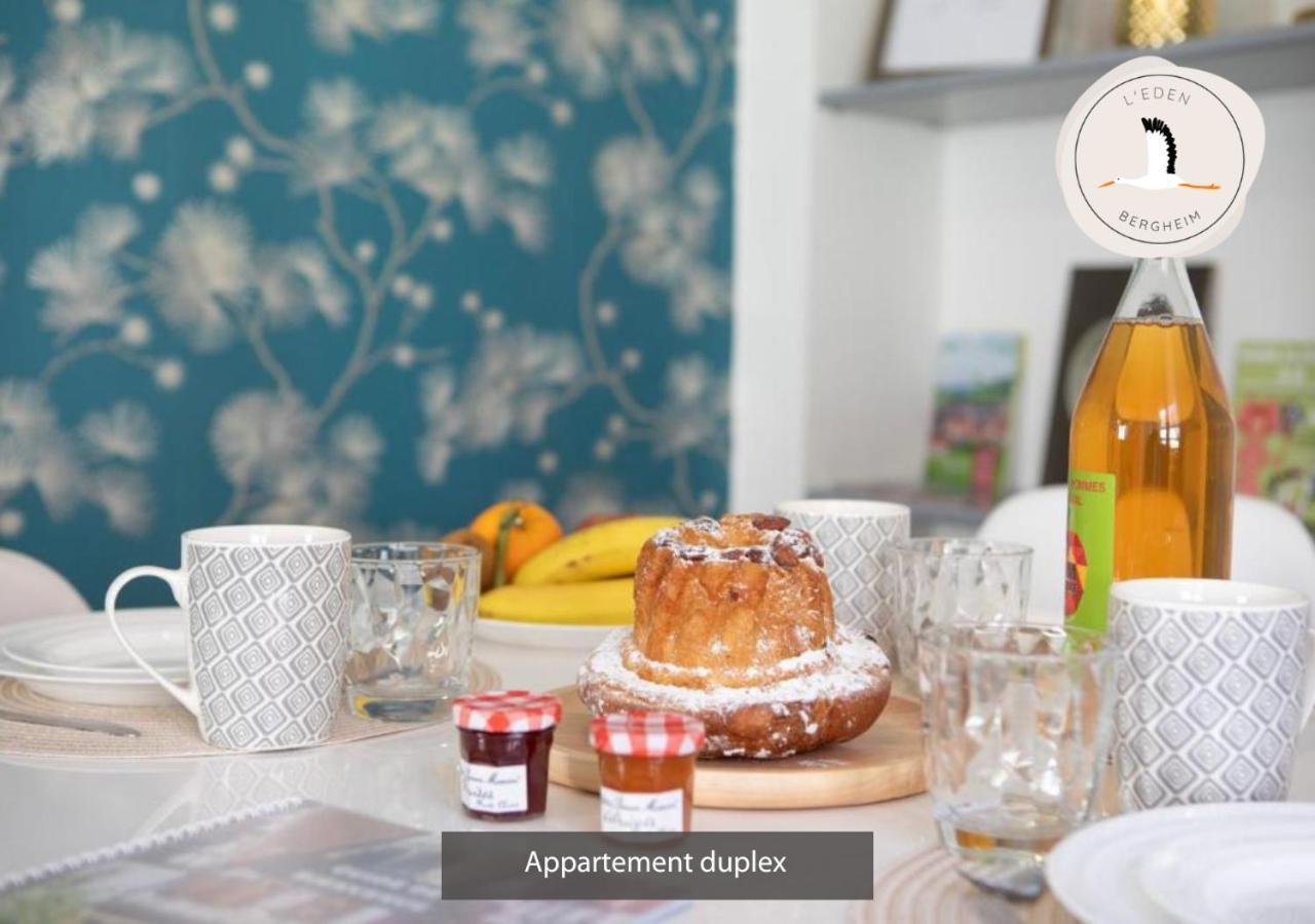 Appartements Duplex 3 Et 4 Personnes - Climatisation - Village Elu Parmi Les "Plus Beaux Villages De France" - Route Des Vins - Centre Alsace Bergheim Exteriör bild