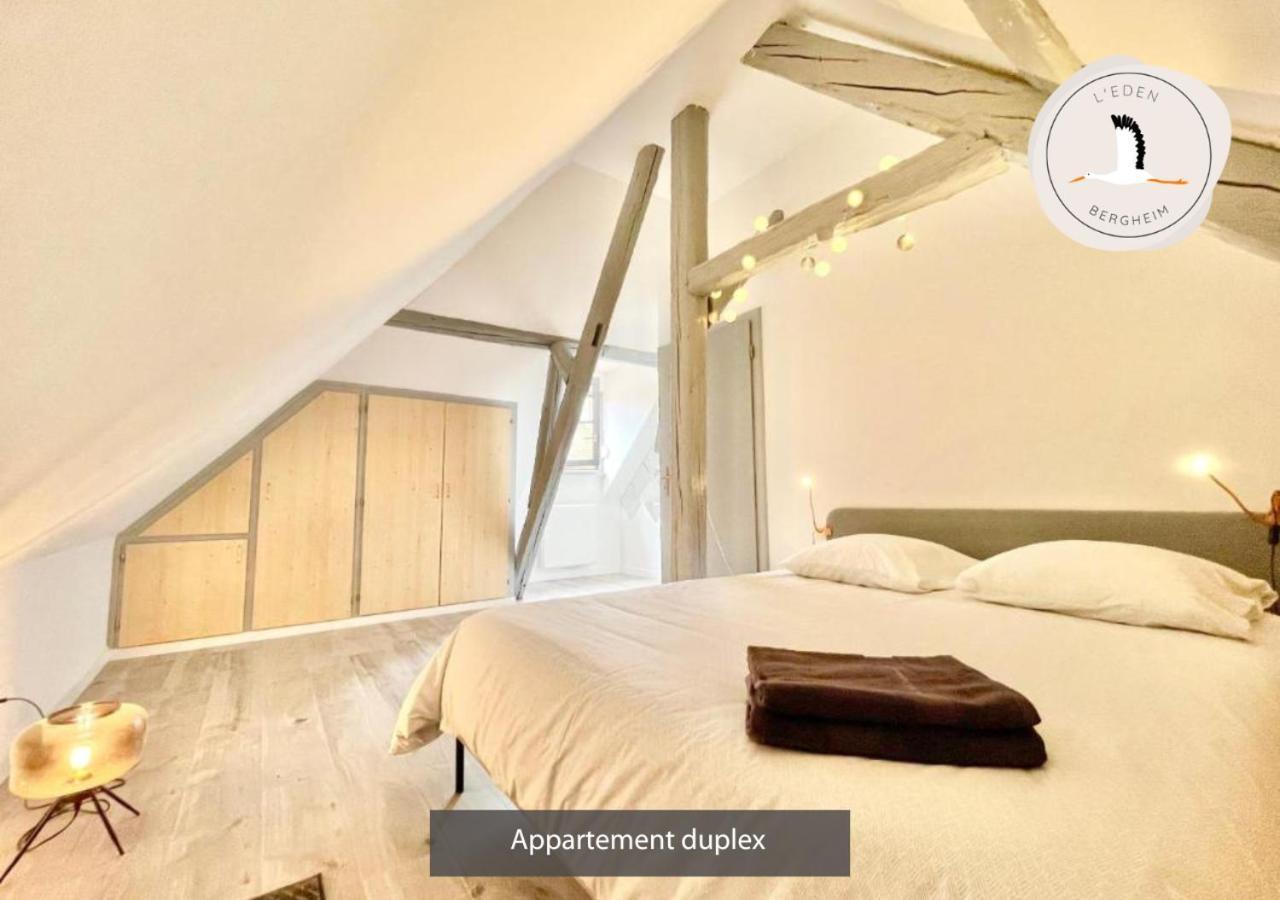 Appartements Duplex 3 Et 4 Personnes - Climatisation - Village Elu Parmi Les "Plus Beaux Villages De France" - Route Des Vins - Centre Alsace Bergheim Exteriör bild