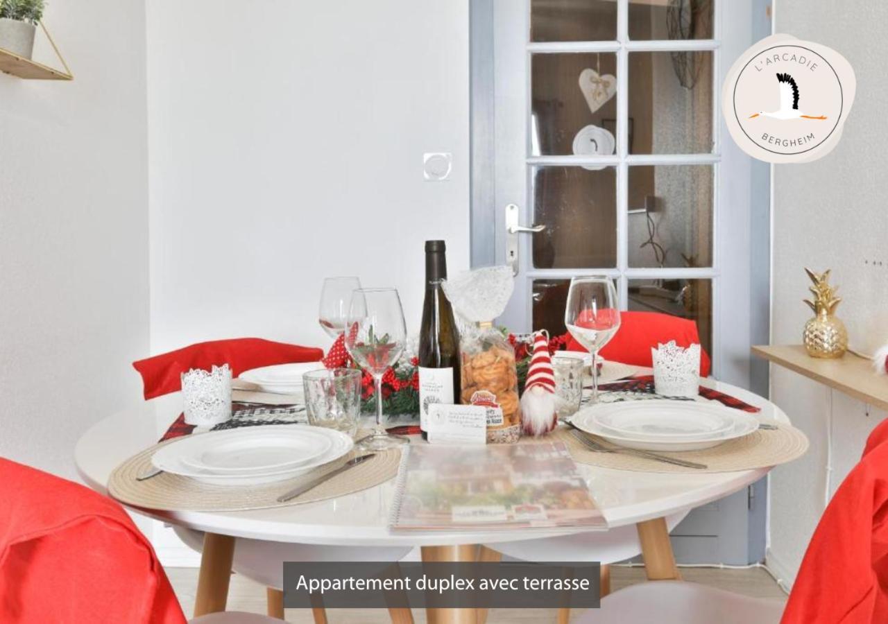 Appartements Duplex 3 Et 4 Personnes - Climatisation - Village Elu Parmi Les "Plus Beaux Villages De France" - Route Des Vins - Centre Alsace Bergheim Exteriör bild
