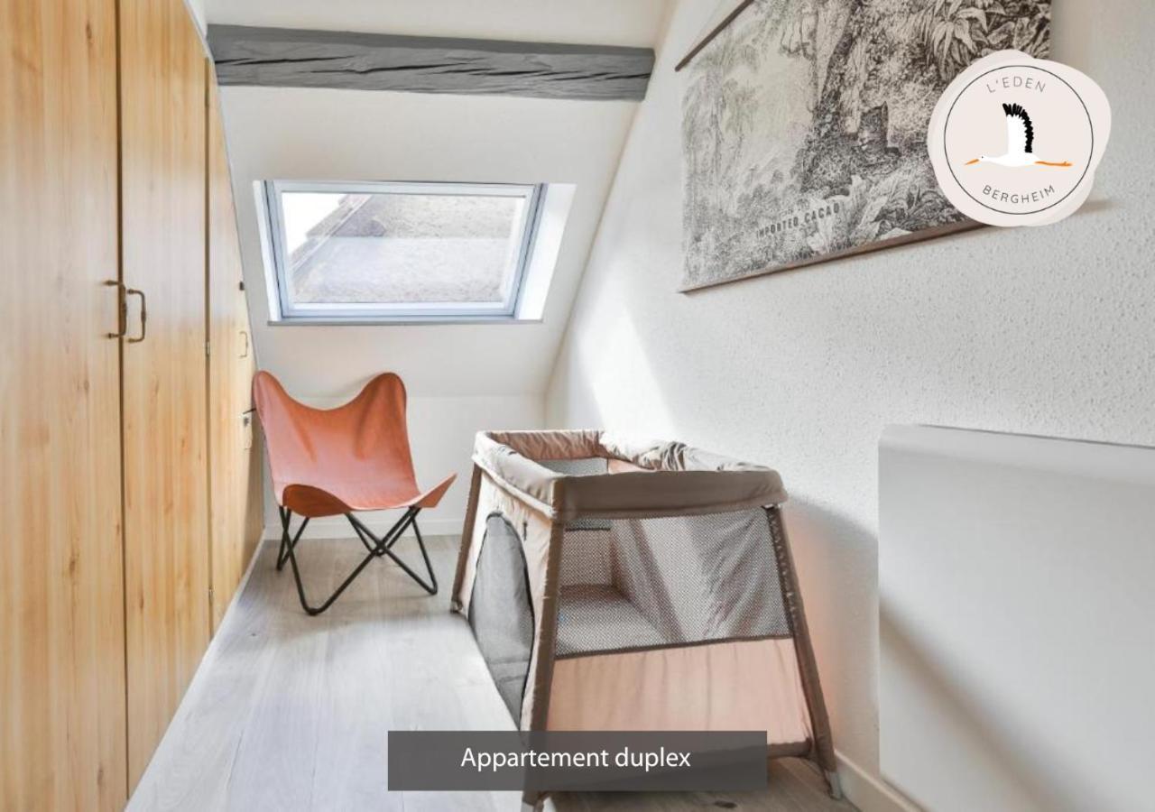 Appartements Duplex 3 Et 4 Personnes - Climatisation - Village Elu Parmi Les "Plus Beaux Villages De France" - Route Des Vins - Centre Alsace Bergheim Exteriör bild