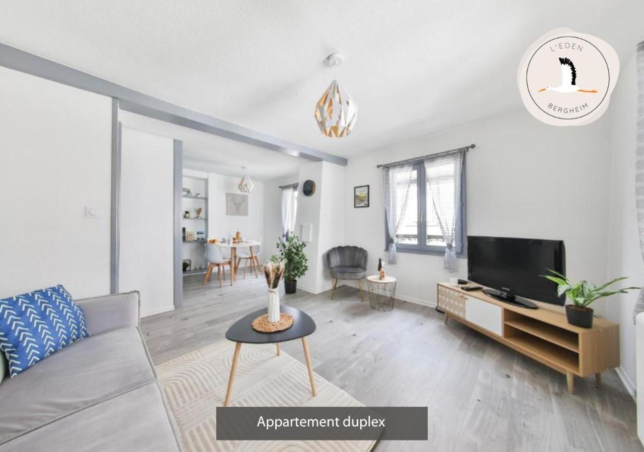 Appartements Duplex 3 Et 4 Personnes - Climatisation - Village Elu Parmi Les "Plus Beaux Villages De France" - Route Des Vins - Centre Alsace Bergheim Exteriör bild