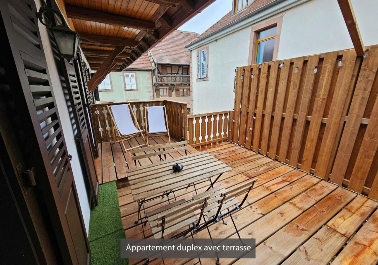 Appartements Duplex 3 Et 4 Personnes - Climatisation - Village Elu Parmi Les "Plus Beaux Villages De France" - Route Des Vins - Centre Alsace Bergheim Exteriör bild